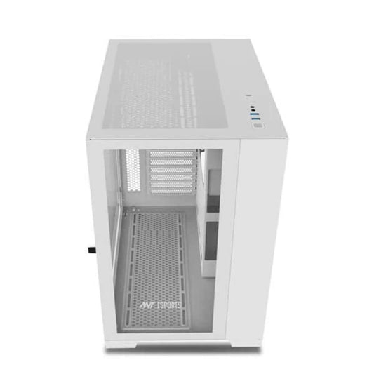 ANT ESPORTS Crystal XL ARGB ATX Mid Tower Cabinet (White)