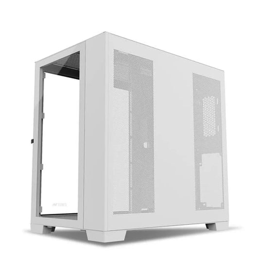 ANT ESPORTS Crystal XL ATX Mid Tower Cabinet (White)