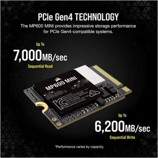 CORSAIR MP600 Mini 1TB M.2 NVME Gen4 Internal Solid State Drive ( SSD )