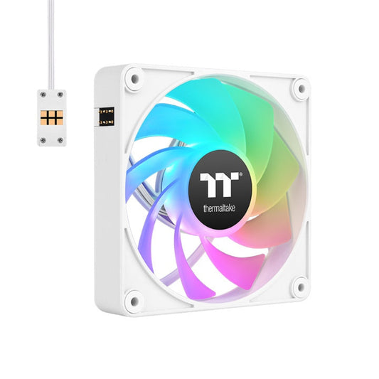 THERMALTAKE CT120 EX 120mm Reverse Blade ARGB Sync Cabinet Fan ( White ) ( Triple Pack )