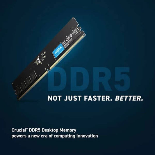 CRUCIAL 16GB ( 16GBx1 ) 4800MHz DDR5 RAM