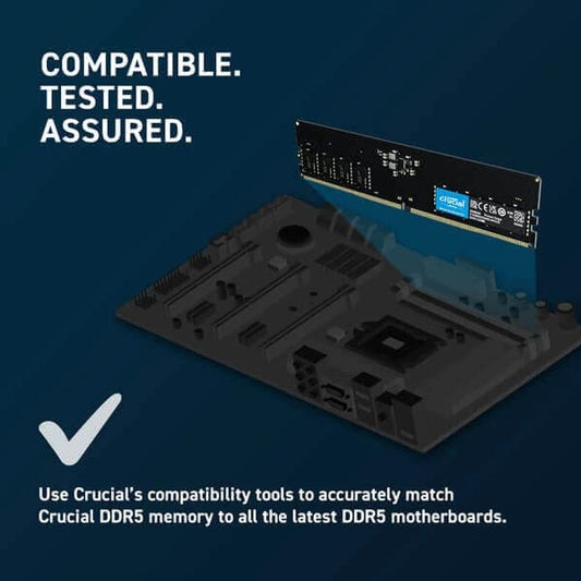 CRUCIAL 8GB (8GBx1) 4800MHz DDR5 RAM