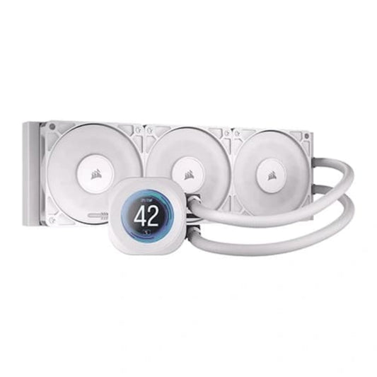 CORSAIR Nautilus RS 360mm CPU Liquid Cooler (White) ( With LCD Display )