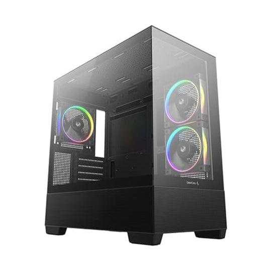DEEPCOOL CG380 3F ARGB MATX Mid Tower Cabinet ( Black )