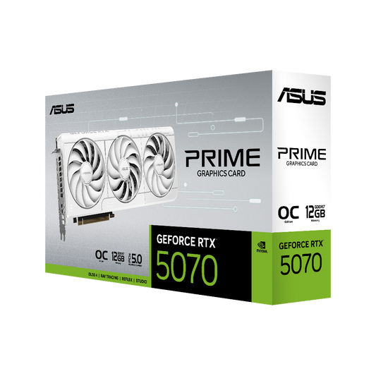 ASUS Prime GeForce RTX 5070 OC White 12GB Nvidia Graphic Card