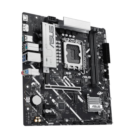 Shop for ASUS PRIME B860M-K CSM DDR5 Intel Motherboard in India on EliteHubs. Choose the best Motherboard option for your processor and ensure top notch performance! Free Shipping Across India. EMI Options available with Credit Card, Debit Card & Cardless EMI.