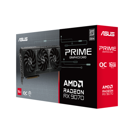 ASUS PRIME Radeon RX 9070 OC Edition 16GB AMD Graphic Card