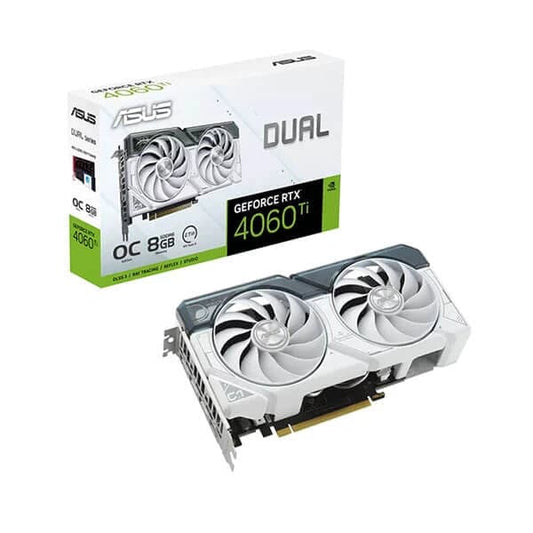 ASUS Dual RTX 4060 Ti White OC Edition 8GB Graphic Card