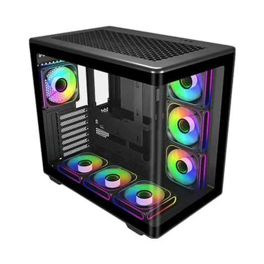 COOLER MASTER Elite 600 ARGB ATX Mid Tower Cabinet ( Black )
