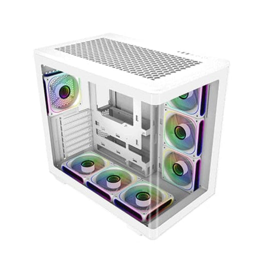 COOLER MASTER Elite 600 ARGB ATX Mid Tower Cabinet ( White )