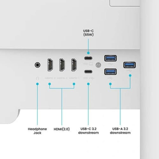 BENQ EW2790U 27 Inch 4K UHD 60Hz IPS Panel 95% SRGB 5MS Gaming Monitor (White)