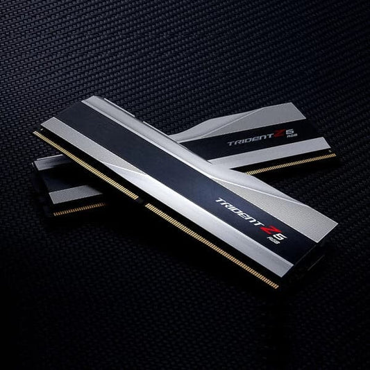 G.SKILL Trident Z5 RGB 32GB ( 16GBx2 ) 5200MHz DDR5 RAM ( Metallic Silver )