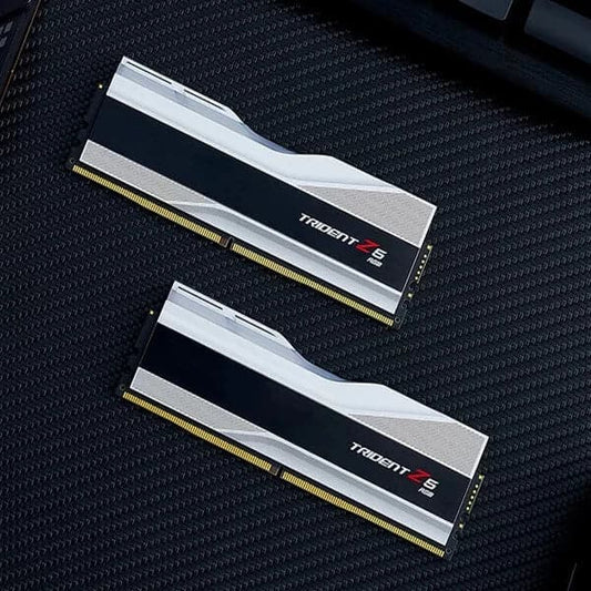 G.SKILL Trident Z5 RGB 64GB ( 32GBx2 ) 6000MHz DDR5 RAM ( Metallic Silver )