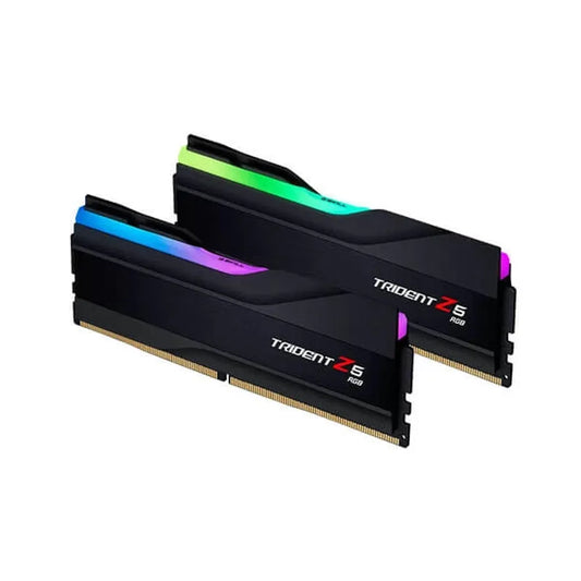 G.SKILL Trident Z5 RGB 64GB (32X2) 6400Mhz CL32 DDR5 Ram (Black)
