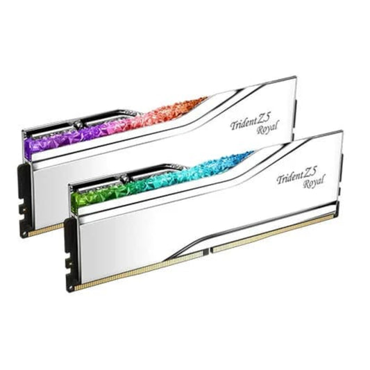 G.SKILL Trident Z5 Royal 32GB ( 16GB x 2 ) 7600MHz DDR5 RAM ( Silver ) ( CL36 )