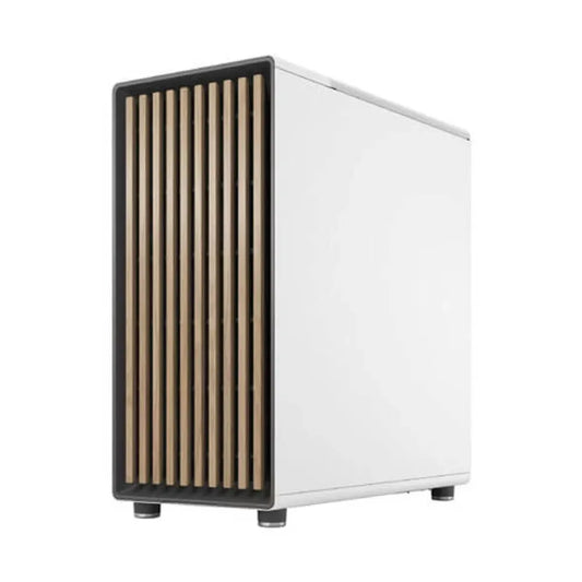 FRACTAL DESIGN North Chalk Clear ATX Mid Tower Cabinet (White)