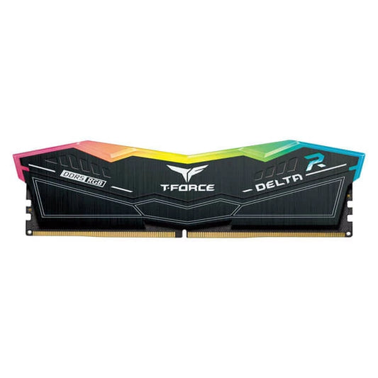 TEAMGROUP T-Force Delta RGB 32GB ( 16GBx2 ) 5200MHz DDR5 RAM (Black)