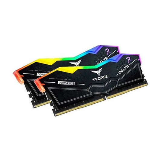 TEAMGROUP T-Force Delta RGB 32GB ( 16GB x 2 ) 7200MHz DDR5 RAM (Black)