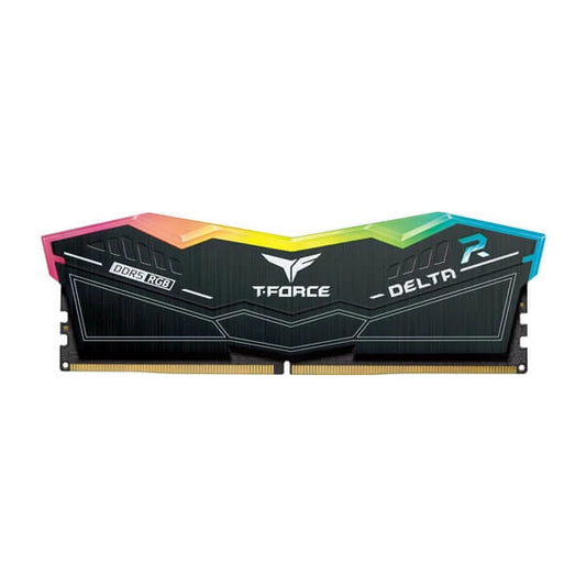 TEAMGROUP T-Force Delta RGB 64GB ( 32GBx2 ) 5200MHz DDR5 RAM (Black)