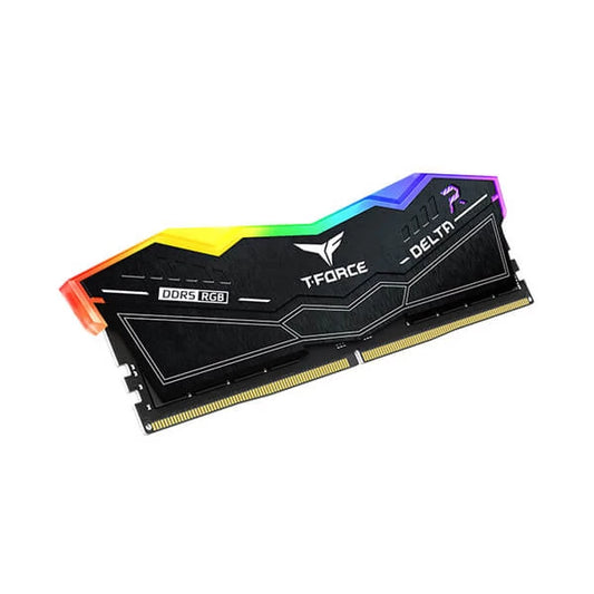 TEAMGROUP T-Force Delta RGB 64GB ( 32GBx2 ) 6000MHz DDR5 RAM ( Black )
