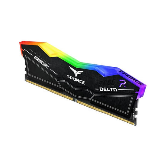 TEAMGROUP T-Force Delta RGB 64GB ( 32GBx2 ) 6000MHz DDR5 RAM ( Black )