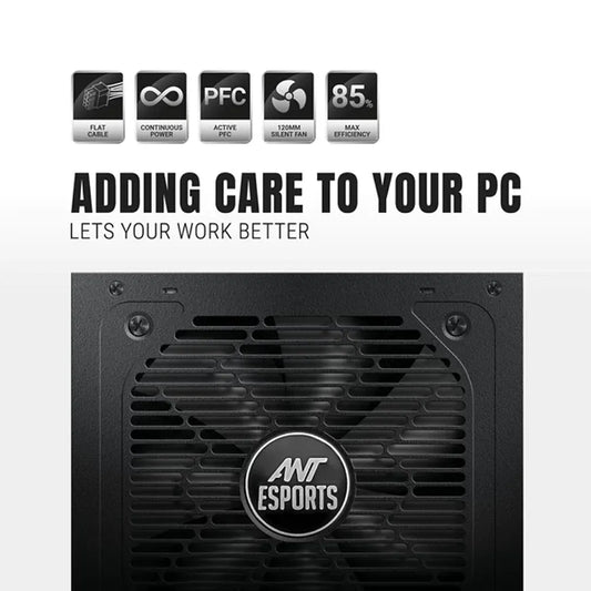 Ant Esports FG650 650 Watt 80 Plus Gold Non Modular Power Supply