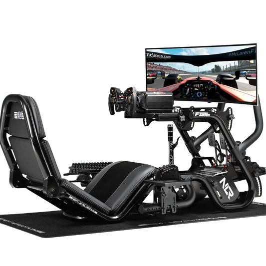NEXT LEVEL RACING F-GT Pro Formula and GT Racing Simulator Cockpit ( Black Edition )