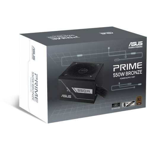 ASUS Prime 550B 80+ Bronze ATX 2.0 Non Modular Power Supply ( 550W )