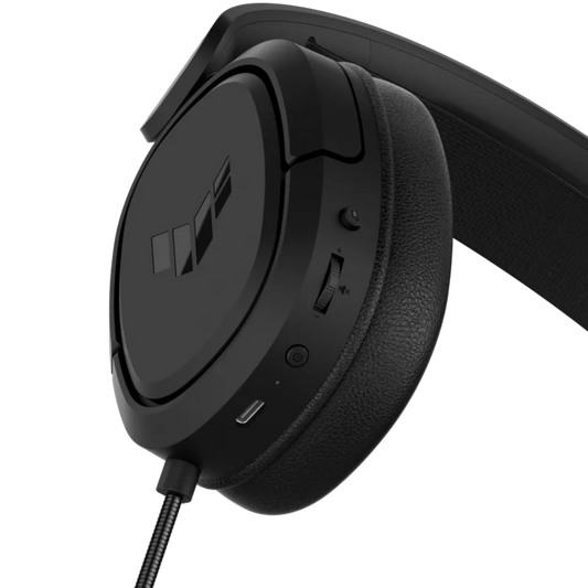 ASUS TUF Gaming H1 2.4 GHz Wireless+Bluetooth Gaming Headphone ( Black ) ( PC / Mac / PS / Nintendo Switch ) ( TUF Gaming H1 Wireless )