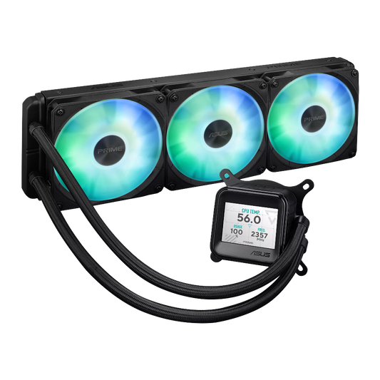 ASUS Prime LC 360 ARGB 360mm CPU Liquid Cooler ( Black ) ( With LCD Display )