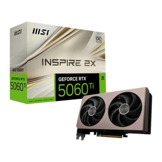 MSI GeForce RTX 5060 Ti Inspire 2X OC 8GB Graphic Card