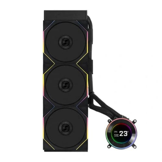 LIAN LI Hydroshift II LCD-C 360TL 360mm ARGB CPU Liquid Cooler ( With LCD Display ) ( Black )