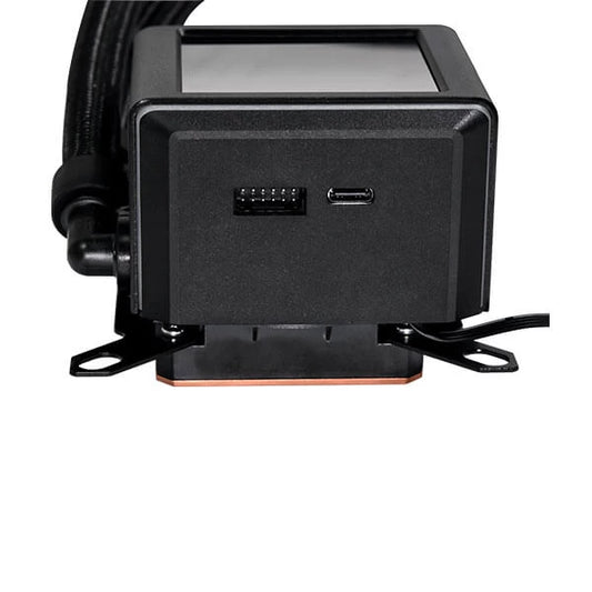 LIAN LI Galahad II LCD ARGB 280mm CPU Liquid Cooler (Black)