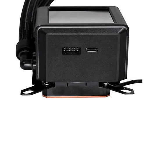 LIAN LI Galahad II LCD ARGB 360mm CPU Liquid Cooler (Black)