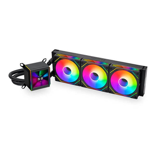 LIAN LI Galahad II LCD SL-INF ARGBn 360mm CPU Liquid Cooler (Black)