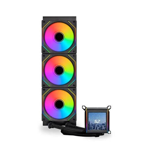 LIAN LI Galahad II LCD SL-INF ARGBn 360mm CPU Liquid Cooler (Black)