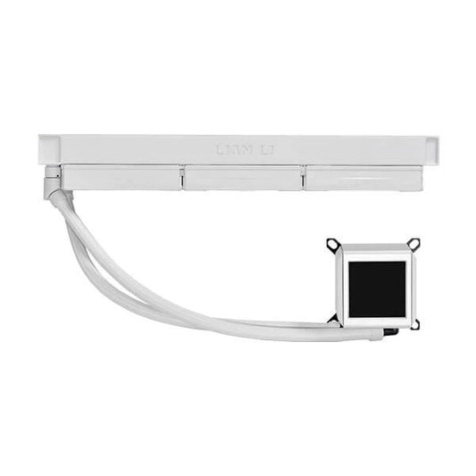 LIAN LI Galahad II LCD ARGB 360mm CPU Liquid Cooler (White)