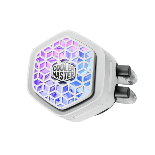 COOLER MASTER MasterLiquid Atmos II VRM Fan ARGB 360mm CPU Liquid Cooler ( White )