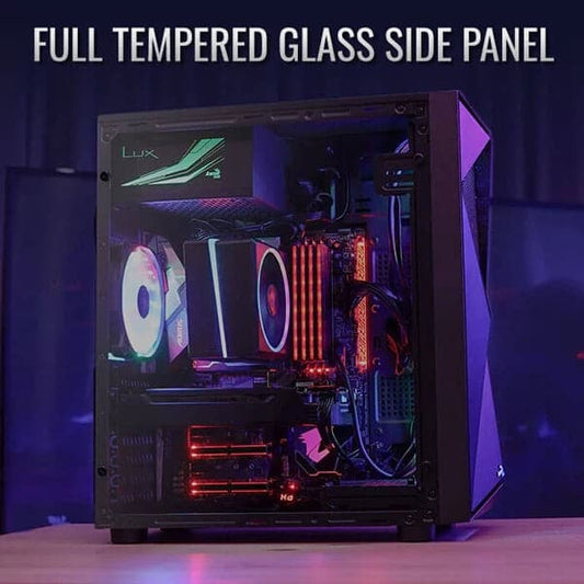 AEROCOOL Glider Cosmos ATX Mid Tower Cabinet (Black)
