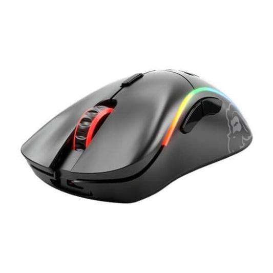 GLORIOUS Model D RGB Ergonomic Wireless Gaming Mouse ( Black ) ( 19000DPI / 7 Macro Buttons )