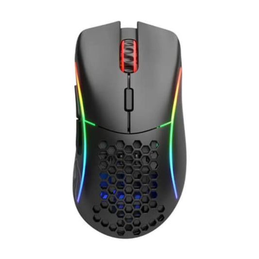 GLORIOUS Model D RGB Ergonomic Wireless Gaming Mouse ( Black ) ( 19000DPI / 7 Macro Buttons )
