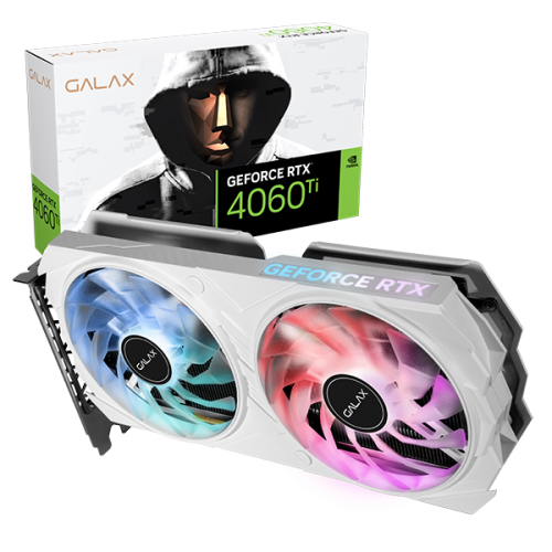 GALAX GeForce RTX 4060 Ti EX 01-Click OC) White 8GB Nvidia Graphic Card