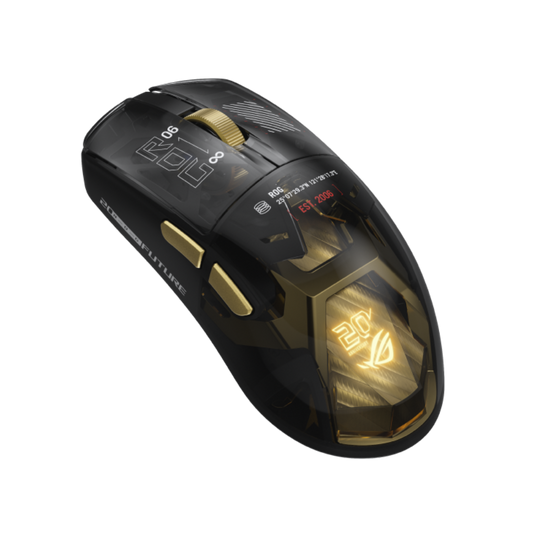 ASUS ROG Harpe II Extreme Edition 20 RGB Tri-Mode Wireless Ambidextrous Gaming Mouse ( 65000DPI / 5 Macro Buttons ) ( Black )