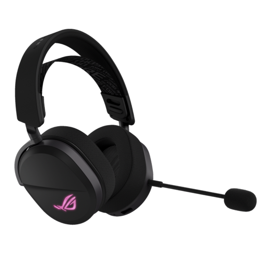 ASUS ROG Pelta Tri-Mode RGB Wireless Gaming Headphones ( Black ) ( PC / Mac / PS / Nintendo Switch / Android / IOS ) ( ASUS ROG Pelta )