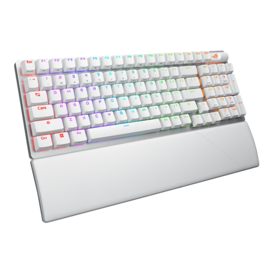 ASUS ROG STRIX Scope II 96% Mechanical RGB Tri-Mode Wireless Gaming Keyboard ( White ) ( ROG NX mechanical switches )
