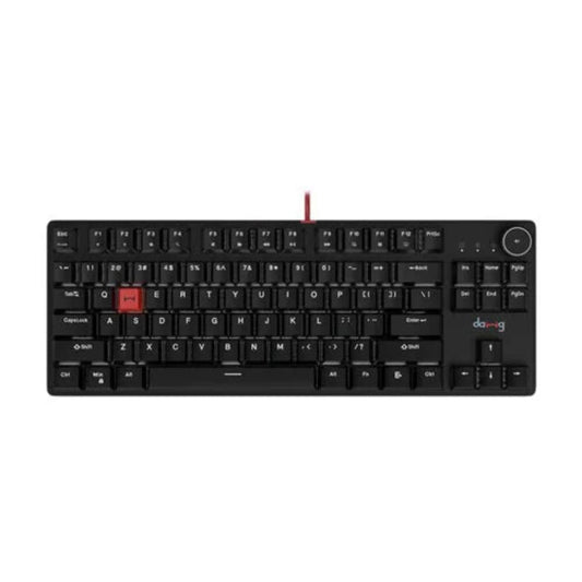 DAWG Highkey 373 80% Wired Mechanical Gaming Keyboard ( Black ) ( Blue Glacier Switch )