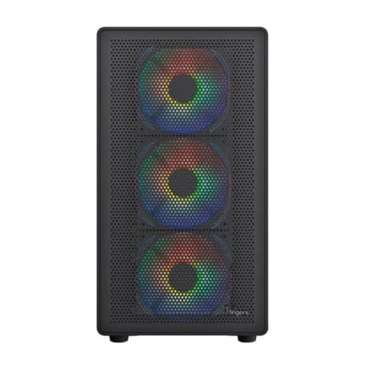 FINGERS HyperHawk RGB MATX Mid Tower Cabinet ( Black )