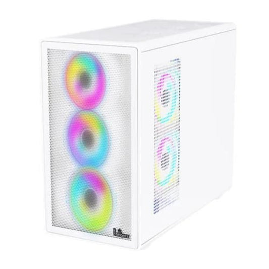 FINGERS HyperHawk RGB MATX Mid Tower Cabinet ( White )