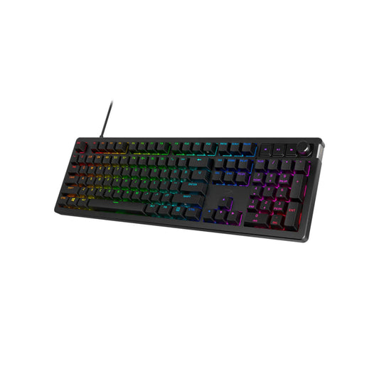 HYPERX Alloy Rise Full Size Wired RGB Mechanical Gaming Keyboard ( Black ) ( Linear Red )