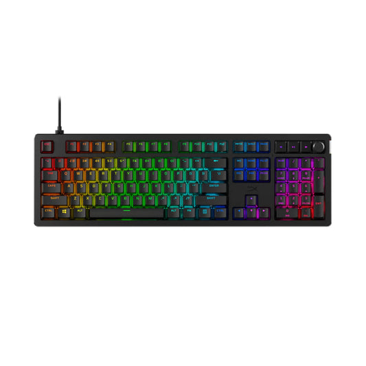 HYPERX Alloy Rise Full Size Wired RGB Mechanical Gaming Keyboard ( Black ) ( Linear Red )